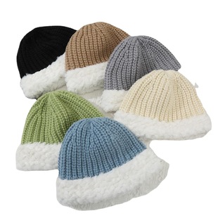 Corporate Gift Plush Fisherman Hat Rpet Knitted Toe Cap Furry Ear Protection Woolen Hat Customization Factory