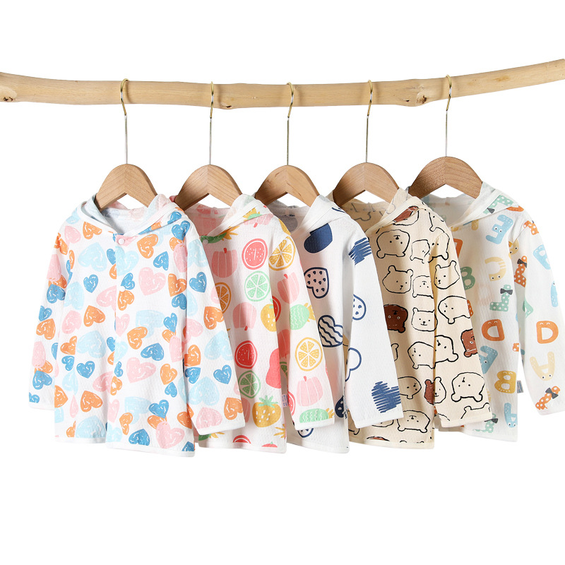 Children's summer thin breathable sun protection clothing