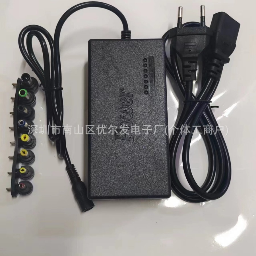 Adaptador de alimentación multifuncional de portátil de 96W 12 - 24V adaptador de alimentación de interfaz universal cargador ajustable