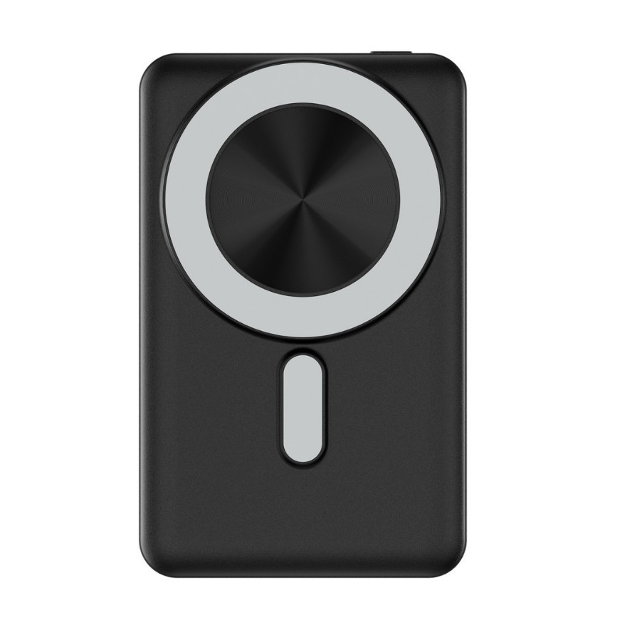 New Magnetic Mobile Power Supply Wireless Charging Comes with Wired Fast Charging 5000 Mah Comes with Dual-Wire Magnetic Power Bank