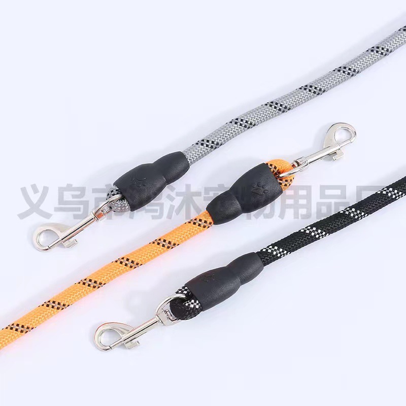 宠物牵引绳反光加粗狗狗用牵引绳防咬断遛狗绳金毛大中小型犬狗绳|undefined