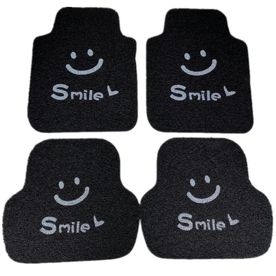 Car universal silk ring foot mat: Car Carpet - style-06-four-piece-set-for-the-whole-car