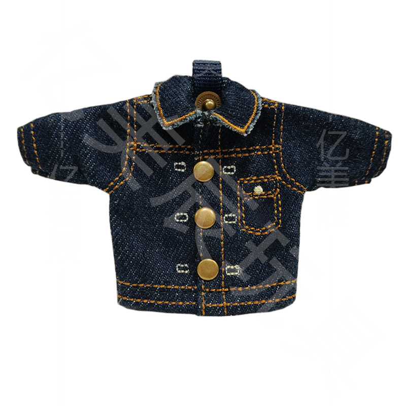 Brand Collaboration Cultural and Creative Gifts Fan Club Merchandise Keychain Custom Denim Uniform Jacket Small Pendant
