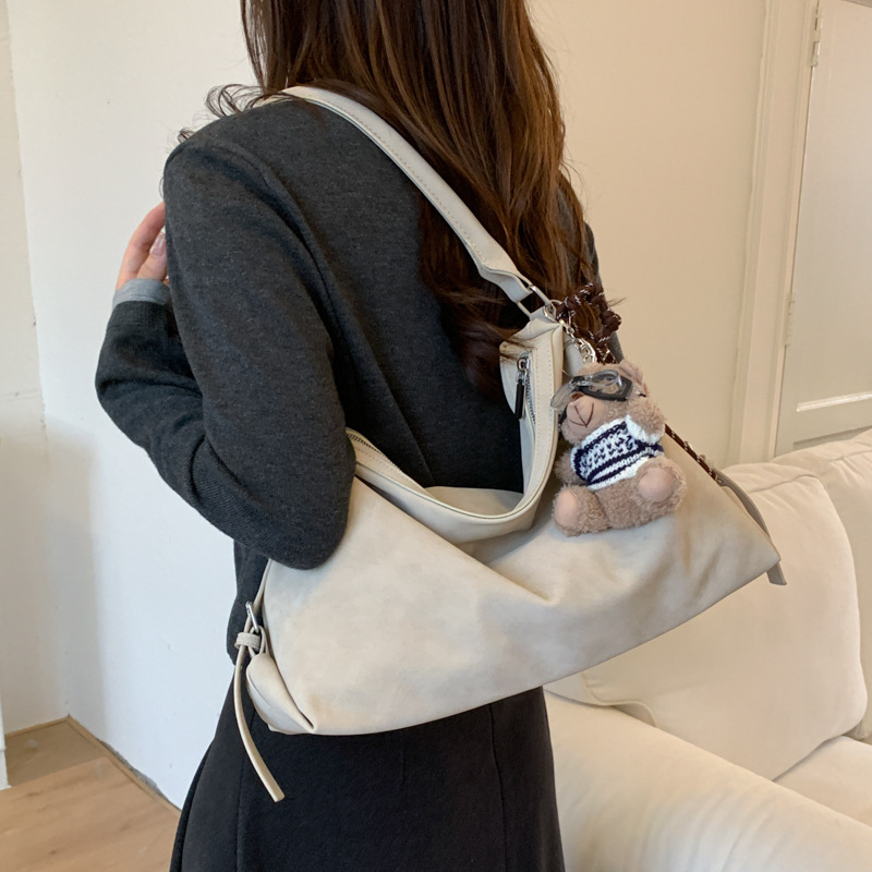 Bolsa de brazo de moda transfronteriza para mujeres 2025, otoño y invierno, nueva bolsa de hombro retro, bolsa de viaje múltiple, moda