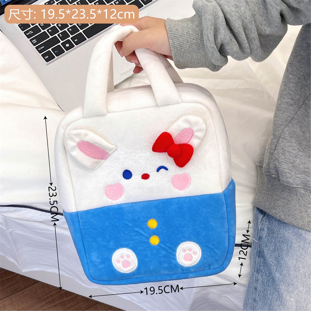 Nueva bolsa de almuerzo portátil de dibujos animados lonchera bolsa de aislamiento bolsa de almuerzo estudiante espesado papel de aluminio bolsa de almuerzo de aislamiento de almacenamiento