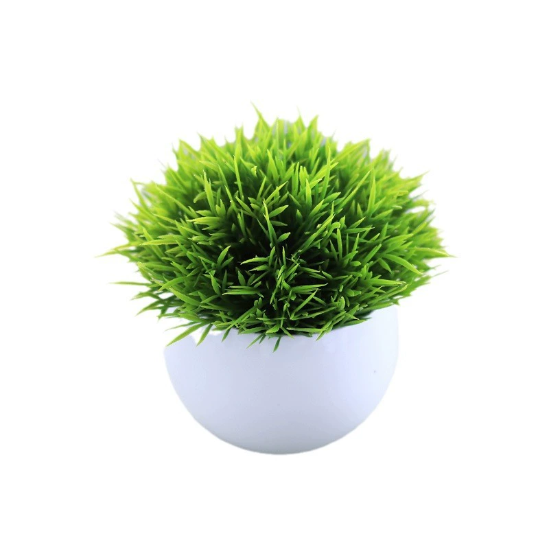 Simulated plant baby tears hemisphere potted green plant flower tree ball office desktop decoration mini bonsai plant