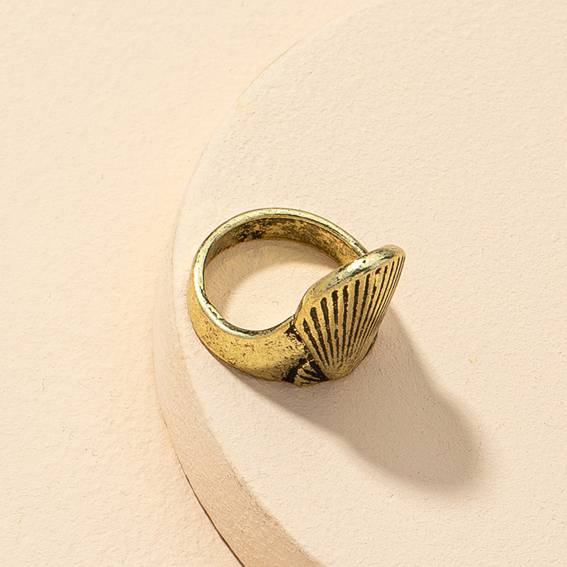 Fashion Shell Alloy Ring display picture 6