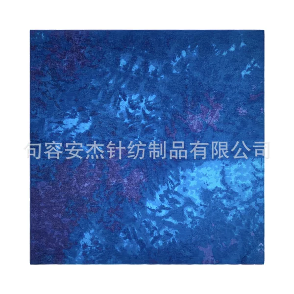 Pure cotton 55*55CM blue tie-dye square scarf outdoor riding scarf scarf hip hop hip hop scarf mask