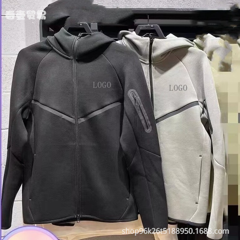High-Quality Outdoor Sports Casual Jacket N-Shaped Spring and Autum Hooded Long-Sleeved Cardigan Running Training Clothing Sweatshirt Cross