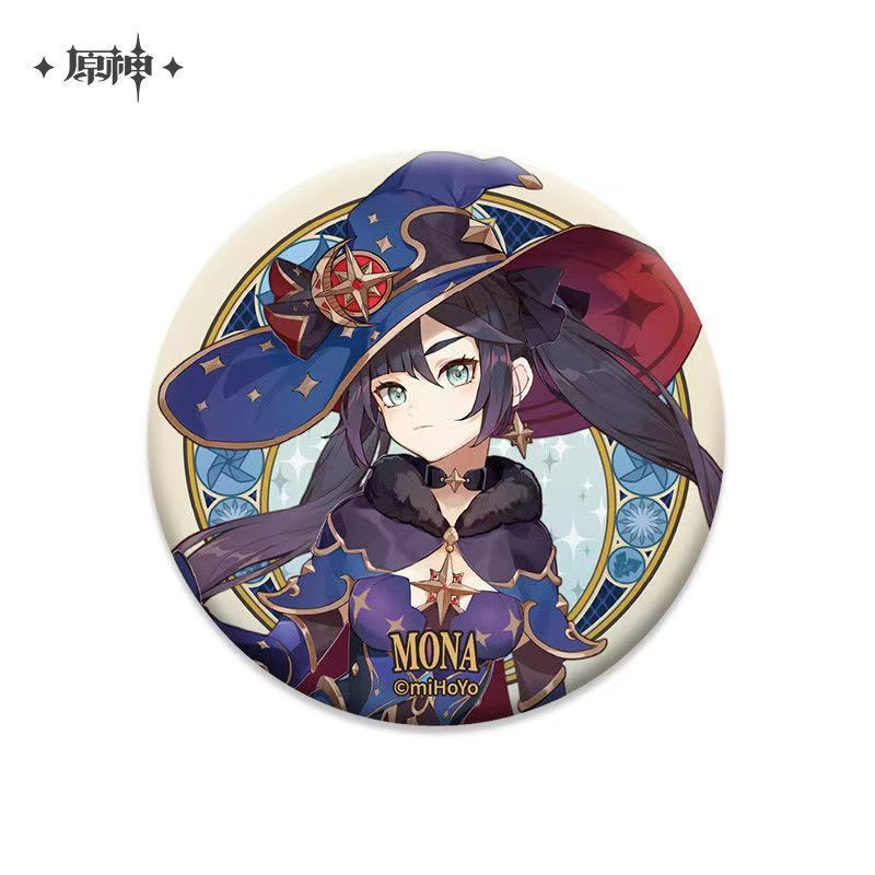 公式正規品「原神」縦絵/璃月港/モンデーシティシリーズキャラクターブリキバッジ|undefined