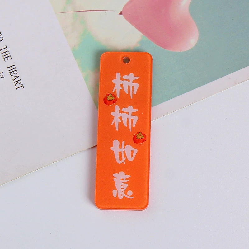 Double-sided acrylic accessories, bag decoration, car keys, accessory
