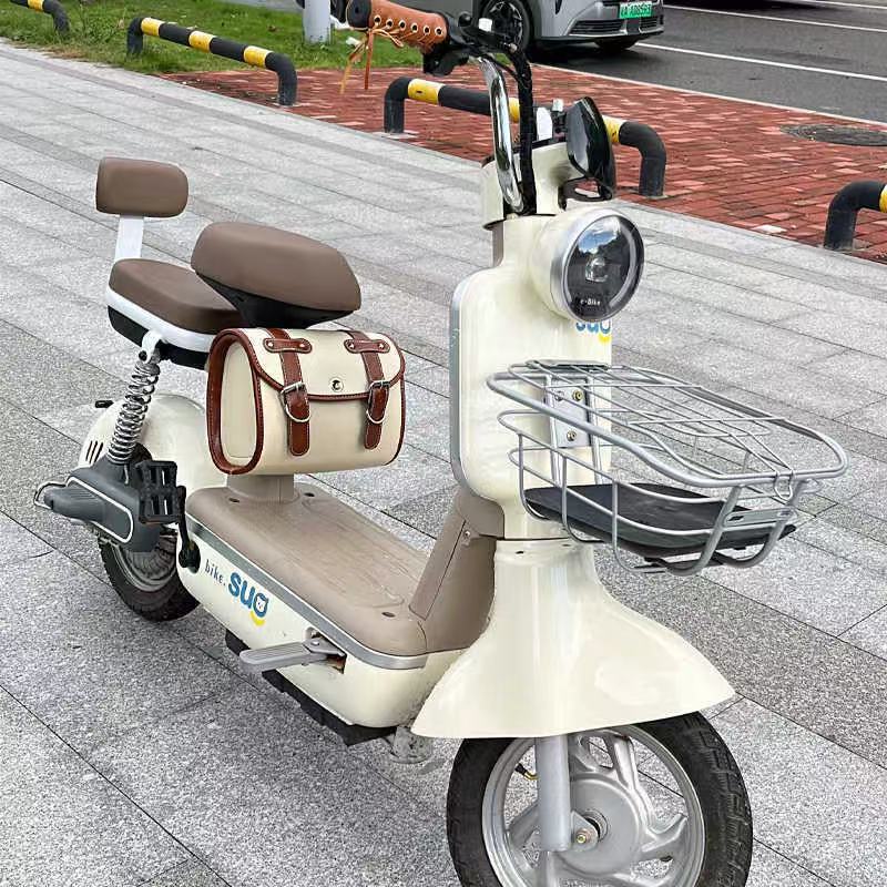 Motorcycle Electric Vehicle Modified Retro Universal Front Bag Side Bag Rear Bag Tool Bag Waterproof Decorative Bag
