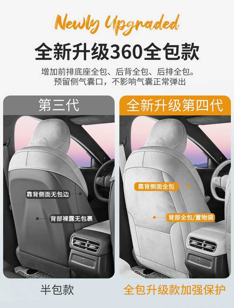 Suitable for Xpeng L03 seat cushion, universal for all seasons, 2026 model MONAL03 MAX car ventilated breathable seat cover