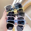 Children's fashionable trend sunglasses suitable for men and women, universal sun protection cream, glasses, new collection, family style, UF-protection