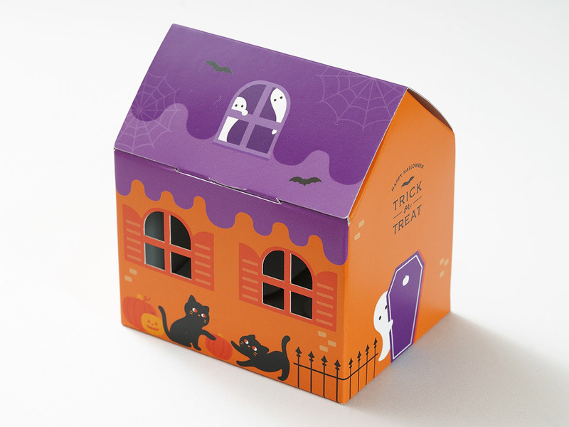 Halloween new small house candy box Cookie Cookie Gift Box party baking packaging carton