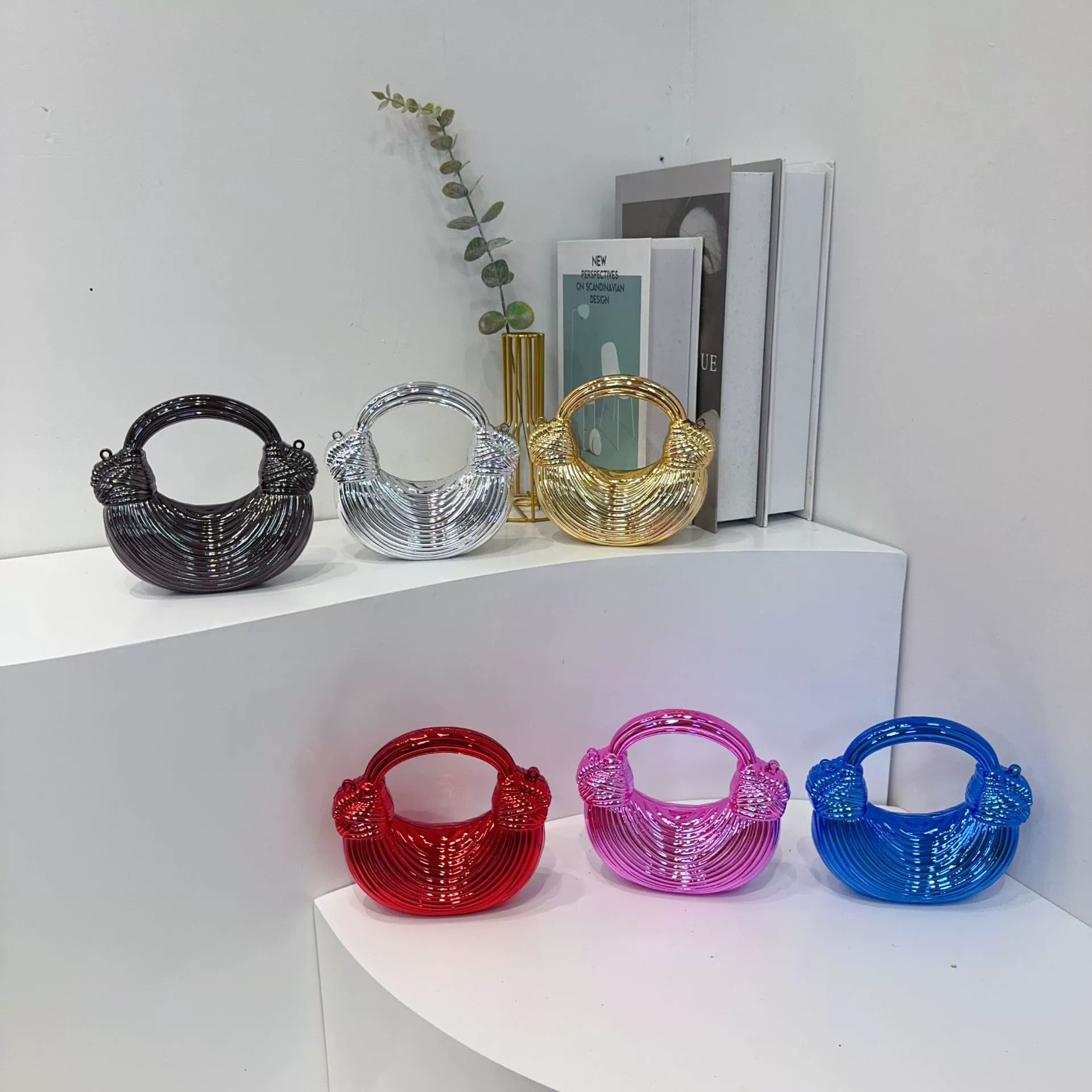 Акриловая дизайнерская сумка для лапши и пельменей, новинка 2025 года, для трансграничной внешнеторговой деятельности, модная сумочка с цепочкой.