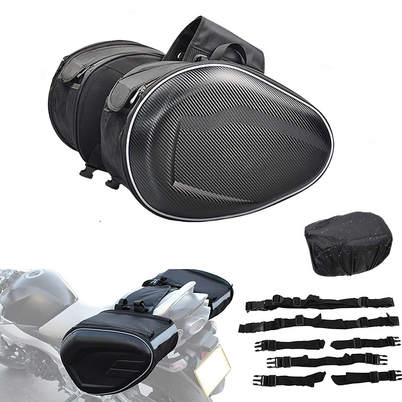 오토바이 사이드 백 안장 가방 오토바이 양측 헬멧 사이드 백 다기능 승마 여행 가방 방수 오토바이 가방