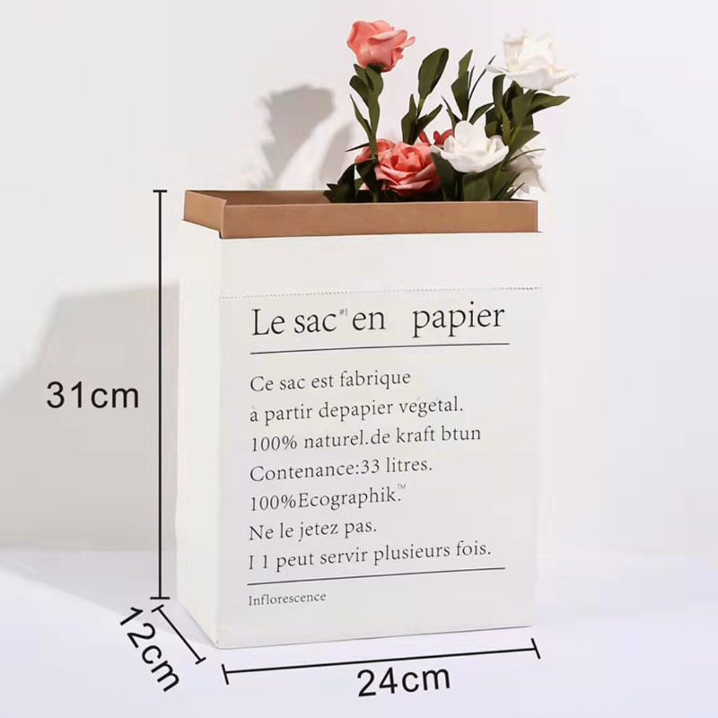 더블 종이 가방; 중간 종이 가방