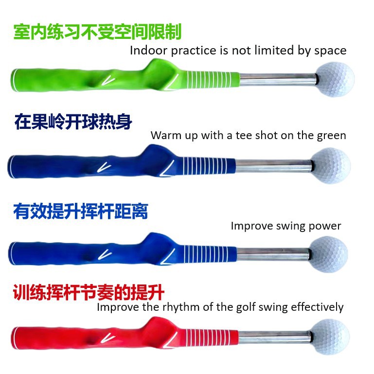 Transfronteriza popular práctica de swing de golf palo telescópico práctica palo de golf columpio interior Dispositivo de práctica de golf