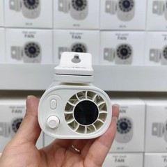 国境を越えた高速暴力小型扇風機屋外傘ファン屋外ファン速度調整可能な 100 ギアウエストデスクトップクリップ