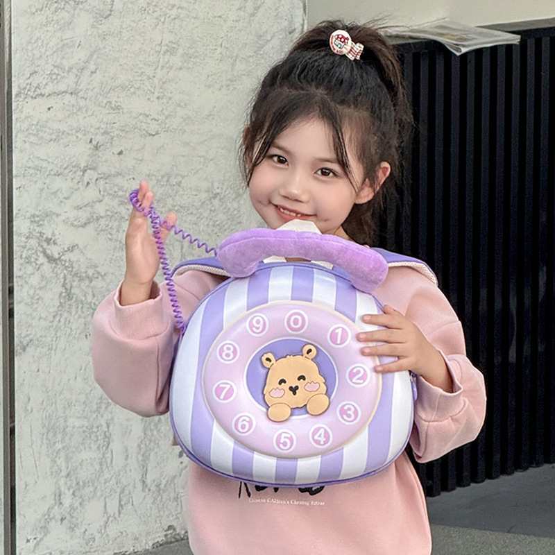 Cartoon Eggshell New respirable preescolar mochila infantil 3 años 5 niños mochila pequeña