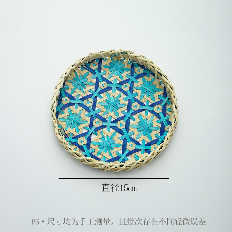 上锦 中秋节竹编系列小灯笼摆件鲜花花艺DIY配饰材料手工编织礼品|undefined