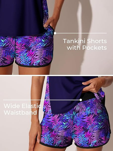 Bikiny set plus size pro ženy tílko a kraťasy plavky sada_voghion.com