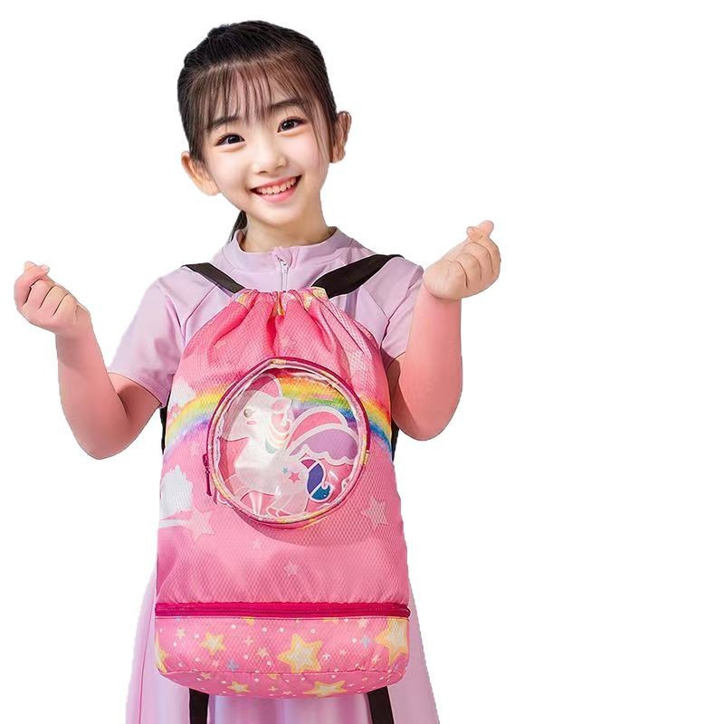 수영 가방 레인보우 포니