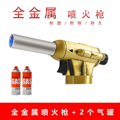 for burning pig hair, household: Alovlandırıcı (Vozduşka/İqniter) - all-metal-spray-gun-2-gas-bottles-can-be-inverted-electronic-ignition
