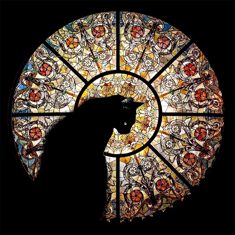 Transfronterizo de alta dificultad de la iglesia de gatos alienígenas rompecabezas catedral de gatos de madera de alta dificultad de la versión de adultos