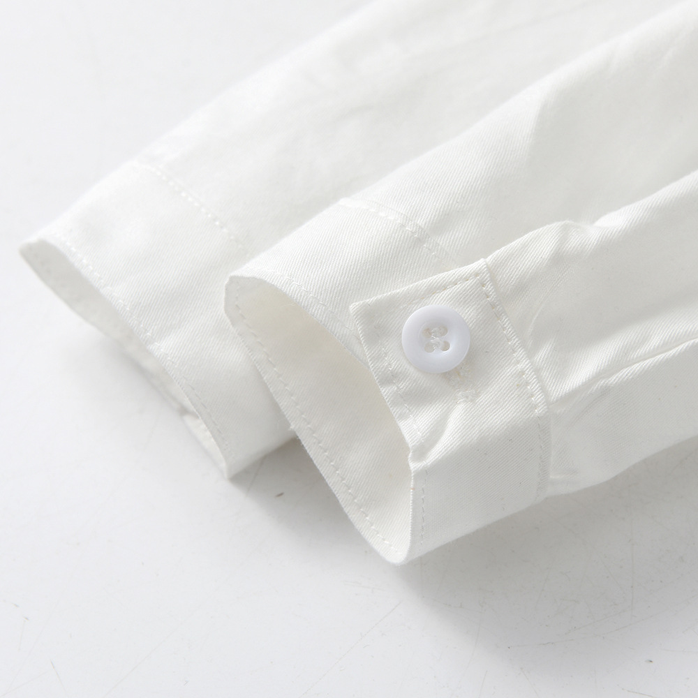 kid's clothing Boys' dress long sleeve bow cotton shirt children's suit suspenders multi-piece set_voghion.com