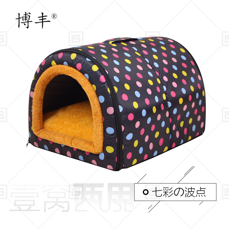 2022 gato callejero nido al aire libre nido de gato perrera impermeable Casa de perro de verano al aire libre a prueba de lluvia a prueba de frío cálido Casa de gato de cuatro estaciones