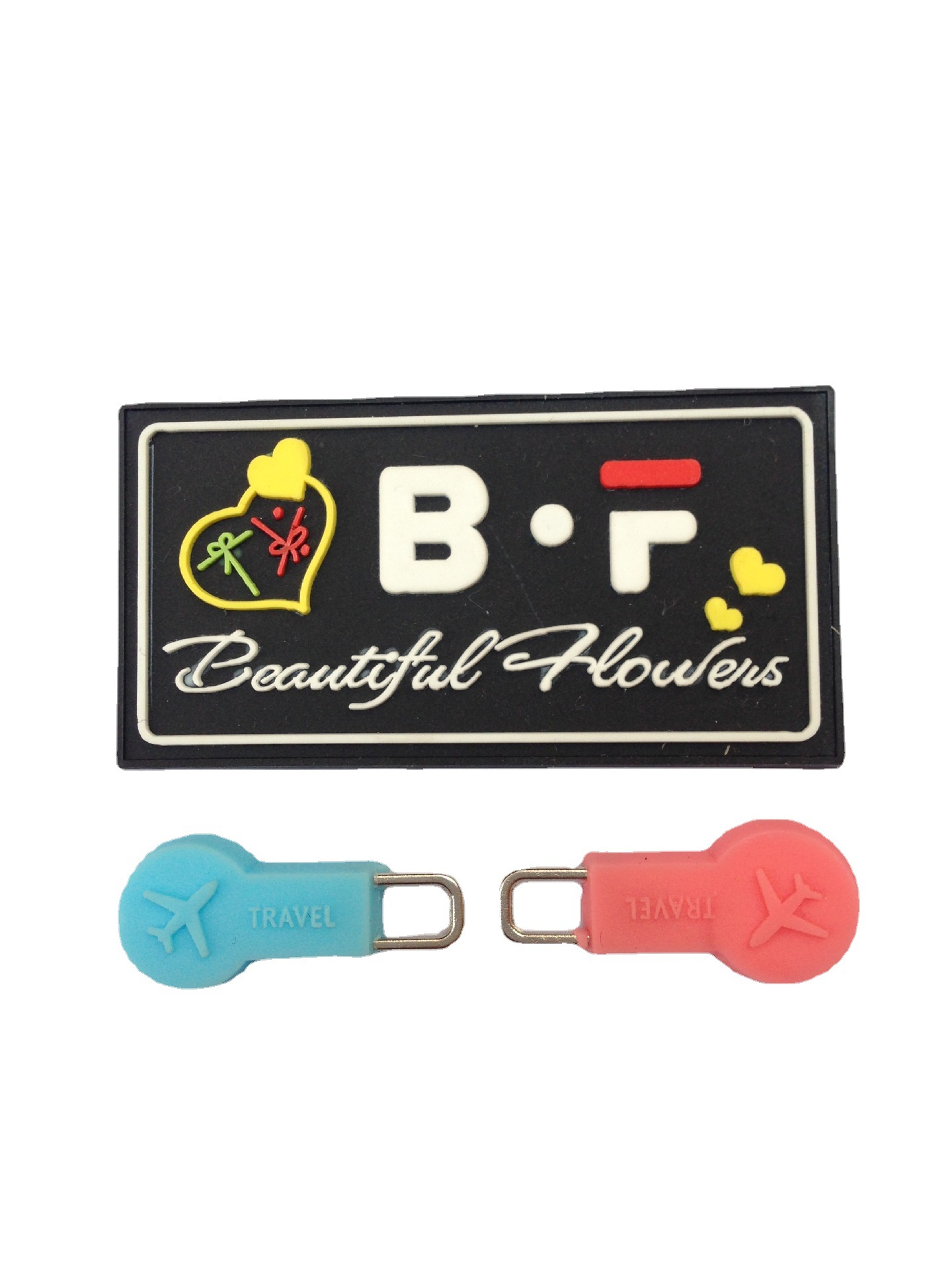 供应服装商标 PU五金皮标牌义乌腰牌 肩章 箱包橡胶标牌五金皮牌