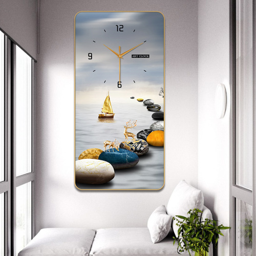 [40*80] Study, living room, entrance, vertical decorative painting, sofa background wall, dining room, bedroom, hanging painting, wall clock