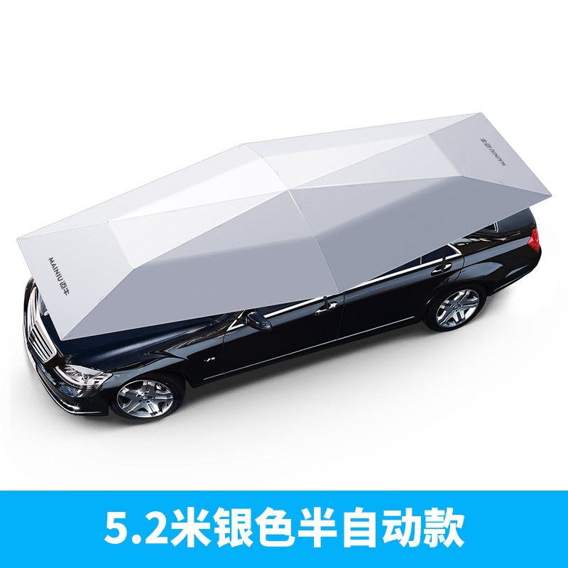 Fábrica directa sombrillas de automóviles techo automático control remoto plegable automóvil SUV para sombrillas móviles aislamiento térmico