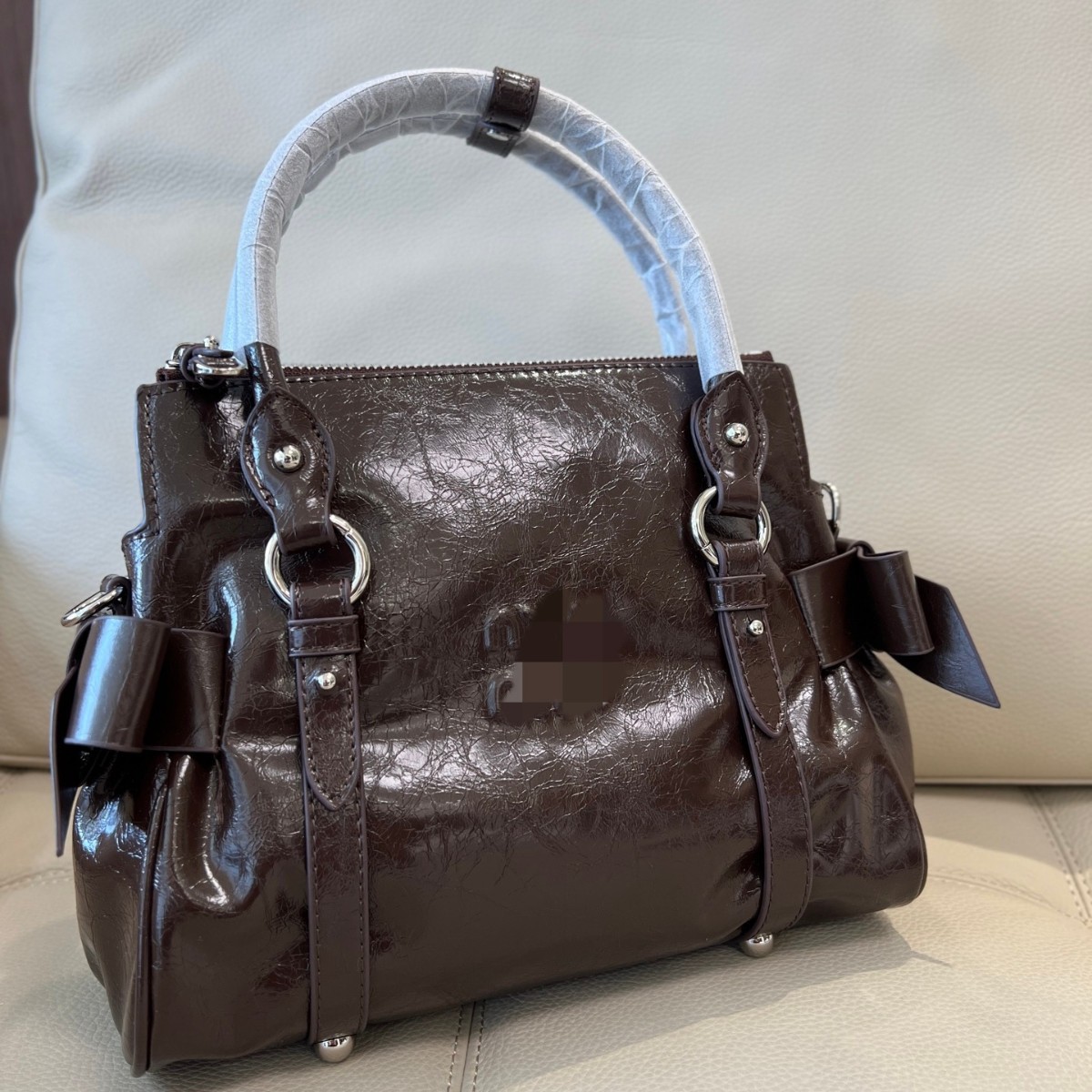 Miuia 2026 New Fashion Versatile Handbag For Women Retro Motorcycle Bag Commuter Shoulder Crossbody Bag - Thumbnail 3