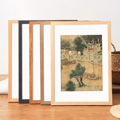 正方形の実木額縁8開4k壁掛けA4 a 3フォトフレーム表装24ポスター油絵作品表装専用枠