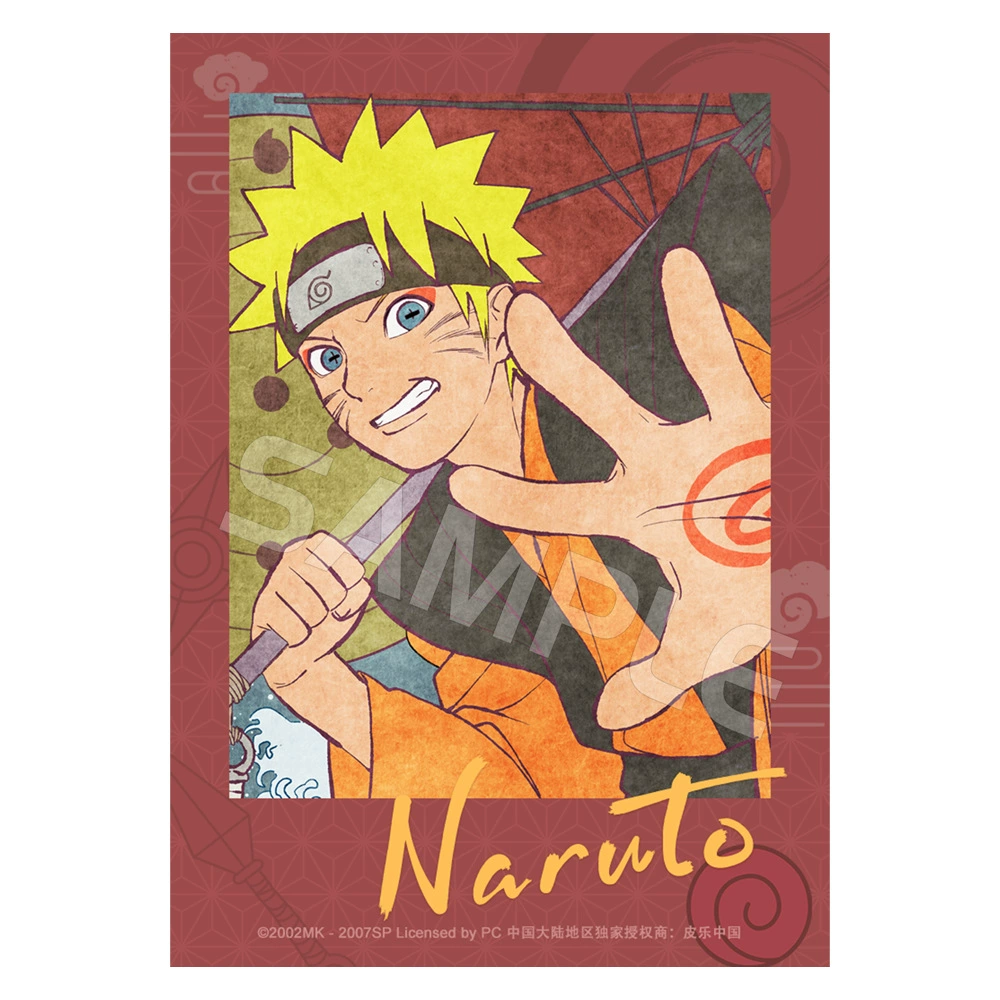 Открытка (Общество Мориван) Naruto Ninja Post Series — 6.3×8.9 см, коллекционная карточка с одним персонажем