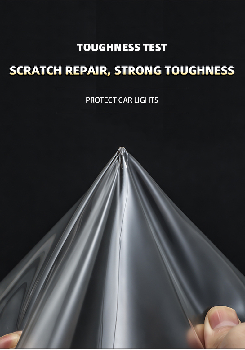 Wholesale Car Light Film Tpu Headlight Protection Film Blackened Discoloration Film Repair Scratches Car Light Protection White to Purple