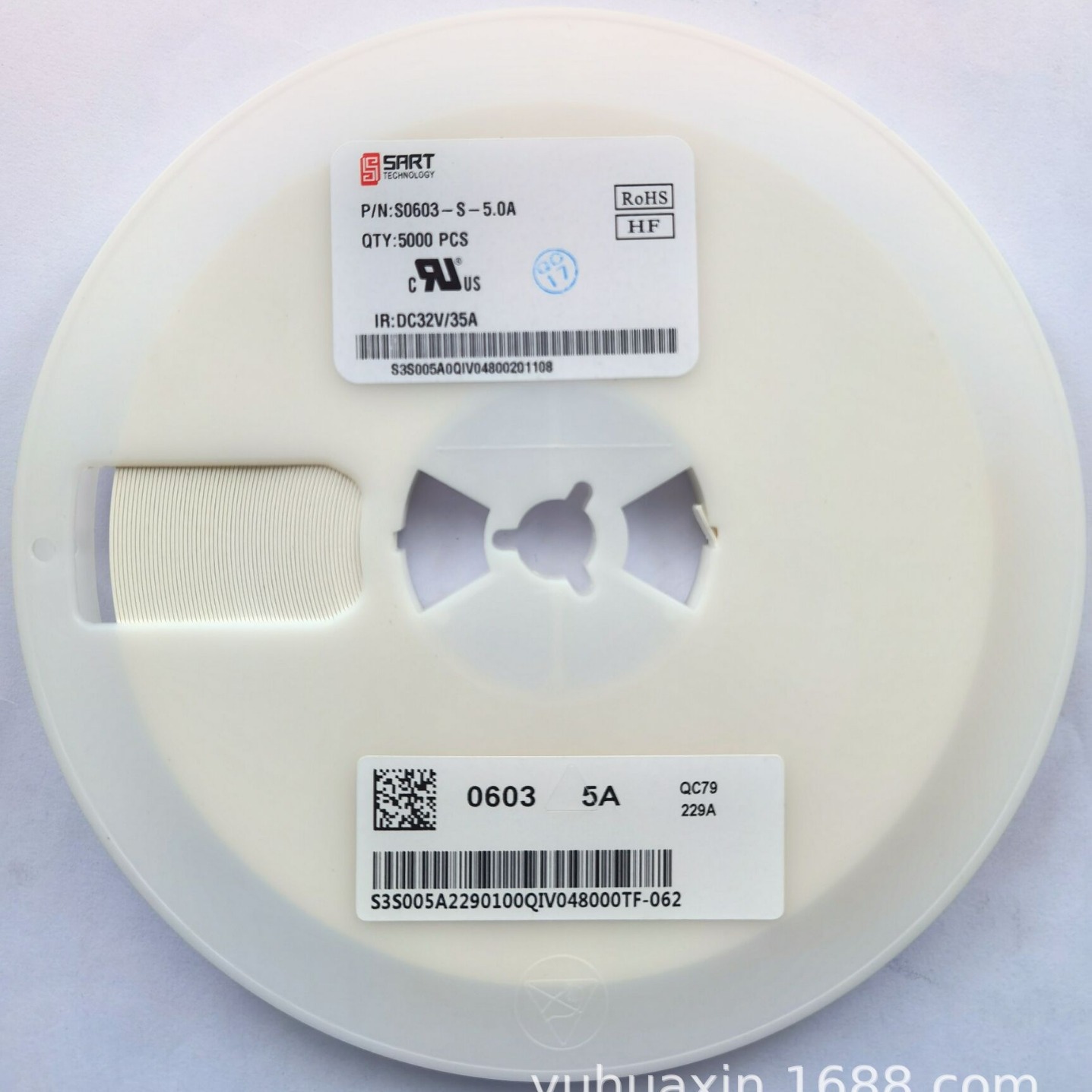 萨特 SART 正品 贴片保险丝  快断 S0603-F-5A S0603--F-6A  32V