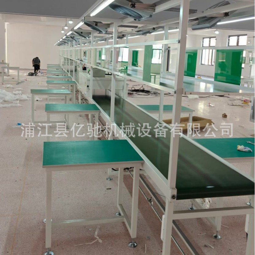 按需设计自动化倍速链组装流水线装配生产输送线环形倍速链流水线