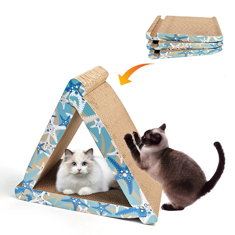 Трансграничная амазонка может сшить свободную комбинацию двухсторонний кошачий захват высокого качества высокой плотности треугольник кошачий захват