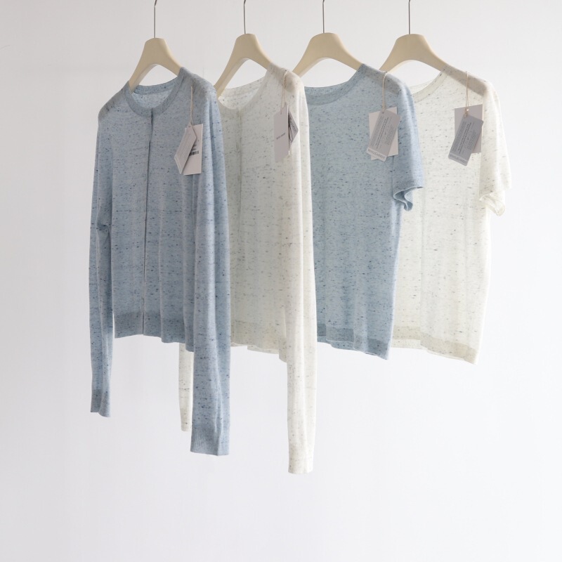 Spring and Summer Colorful Yarn 16-stitch Seamless Long-sleeved Knitted Cardigan Women's Soft Waxy Skin-friendly Commuter Jacket Thin