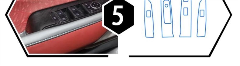 Suitable for 25 Infiniti Qx80 Central Control Navigation Screen Protectors, Interior Gear Paint Film Modification