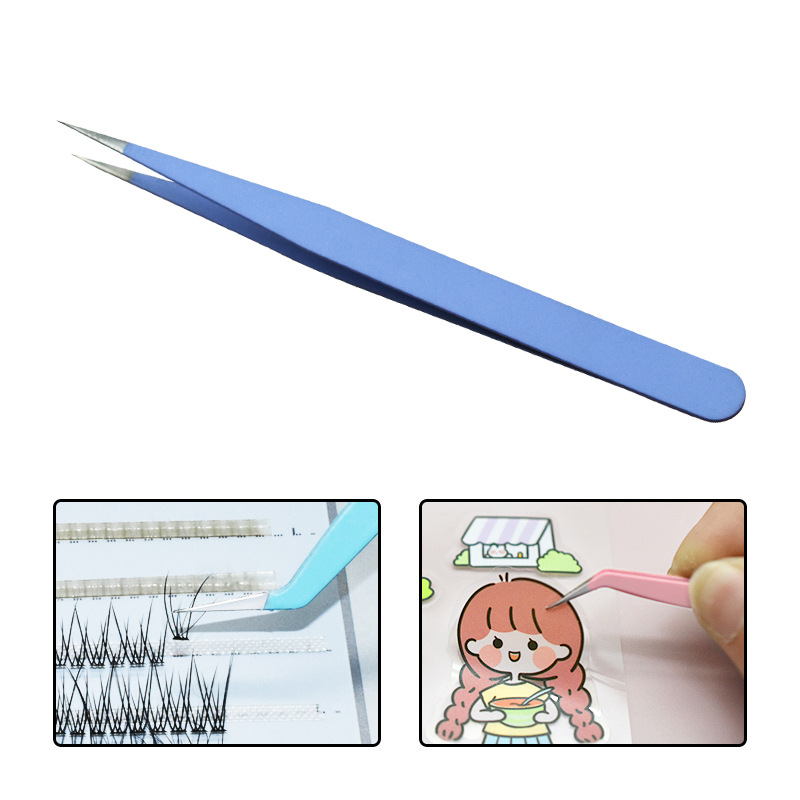 1.0mm 특수 포인티드 마카롱 퍼플 스트레이트 헤드