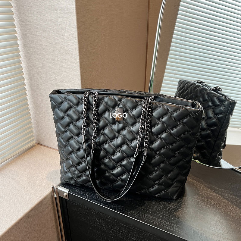 Bolso cabeza de águila de comercio exterior transfronterizo primavera para mujer nuevo bolso de hombro de cadena de diamantes simple de moda bolso de viaje de gran capacidad