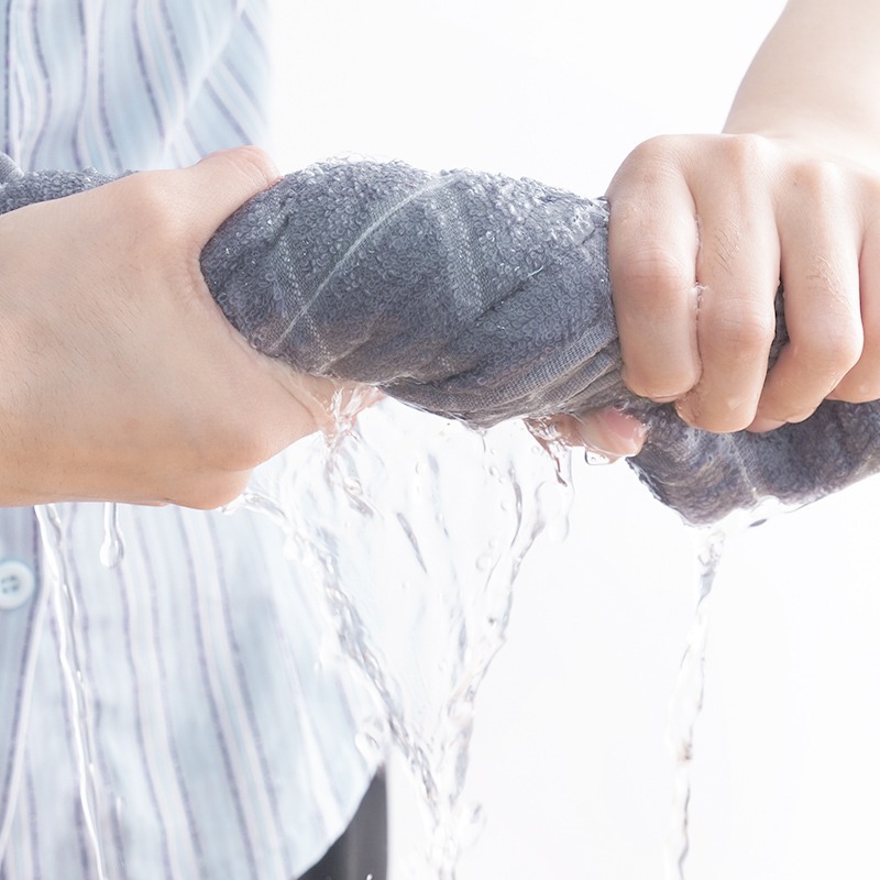 Toalla de algodón grande para lavar la cara, baño no es fácil de perder el cabello para adultos, hombres y mujeres, algodón suave y grueso, toalla de absorción de agua