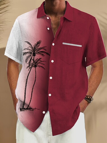 Retro Hawaiian Shirt Retro Hawaiian men's Button Up Shirt
