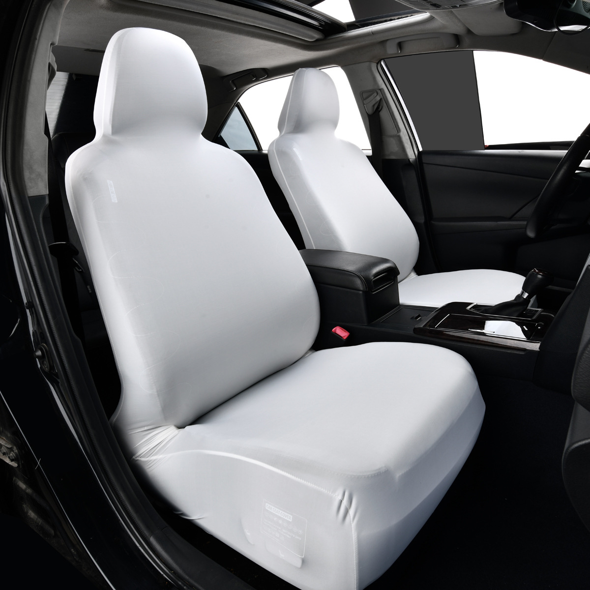 Elastic Ice Silk Car Seat Cover for Driver and Passenger, Cooling Seat Cushion Protector, Dustproof Cover, Universal Waterproof