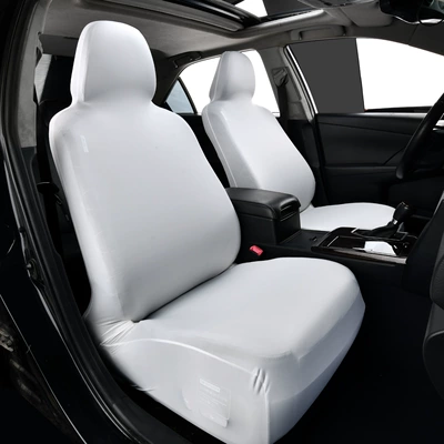cooling effect, universal protective cover, Universal seat cover - cooling-white-front-row-b-style-seat-cover-1-piece-universal-one-size-fits-all